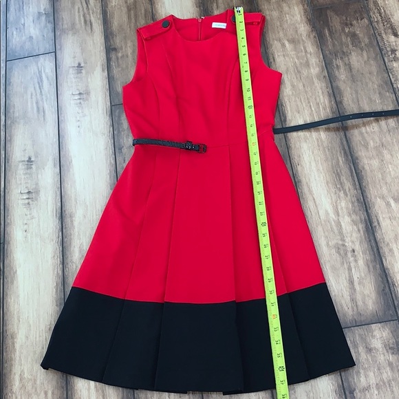 Calvin Klein Belted Dress - Picture 8 of 8